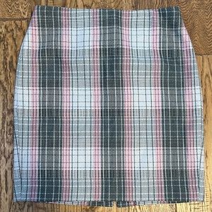 Talbots Plaid Pencil Skirt
